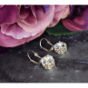 925 Sterling Silver Clear Quartz Earrings