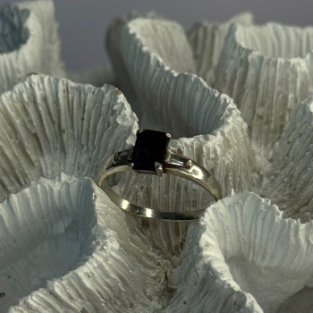 925 Sterling Silver Tourmaline & Beryl Ring Size 8.5