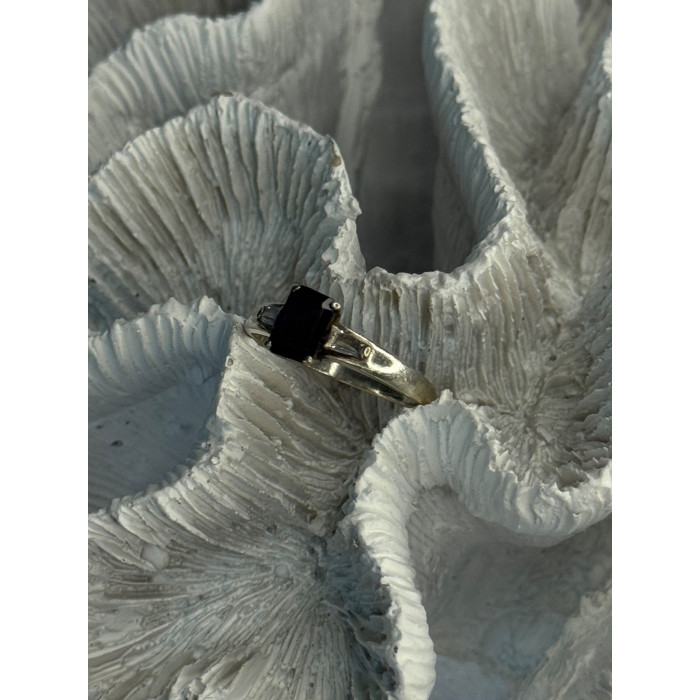 925 Sterling Silver Tourmaline & Beryl Ring Size 8.5