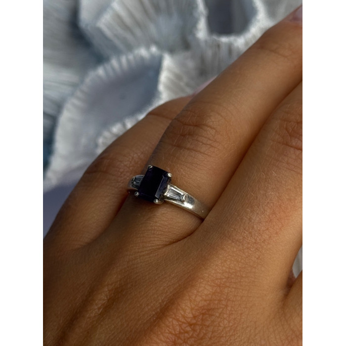 925 Sterling Silver Tourmaline & Beryl Ring Size 8.5