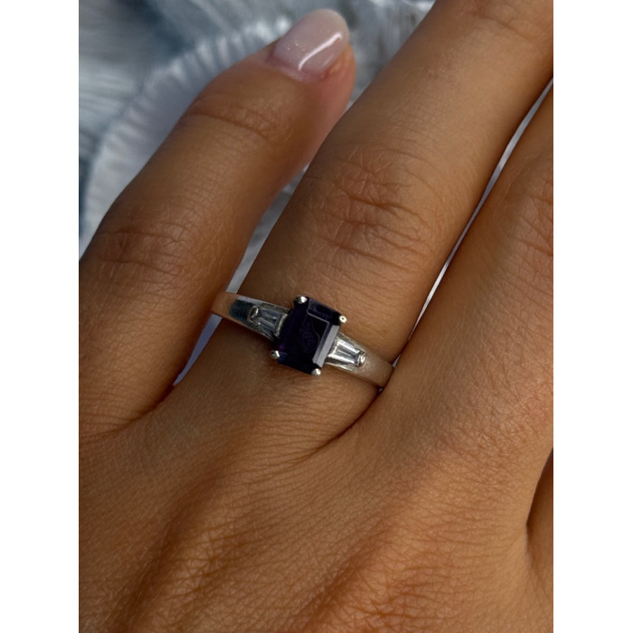 925 Sterling Silver Tourmaline & Beryl Ring Size 8.5