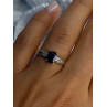 925 Sterling Silver Tourmaline & Beryl Ring Size 8.5