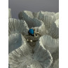 925 Sterling Silver Turquoise Ring Size 4