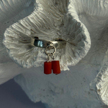 Vintage 925 Sterling Silver Red Agate Ring Sizable Maximum 6
