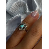 Vintage 925 Sterling Silver Turquoise Ring Size 3