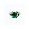 925 Sterling Silver Malachite Ring Size 7