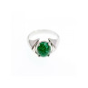 925 Sterling Silver Malachite Ring Size 7