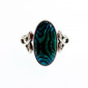 925 Sterling Silver Haliotis Ring Size 5