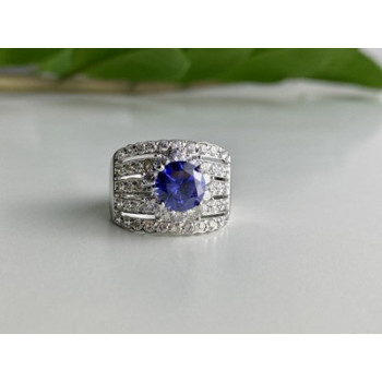 925 STERLING SILVER CZ RING SIZE 10