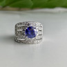 925 Sterling Silver CZ Ring Size 10