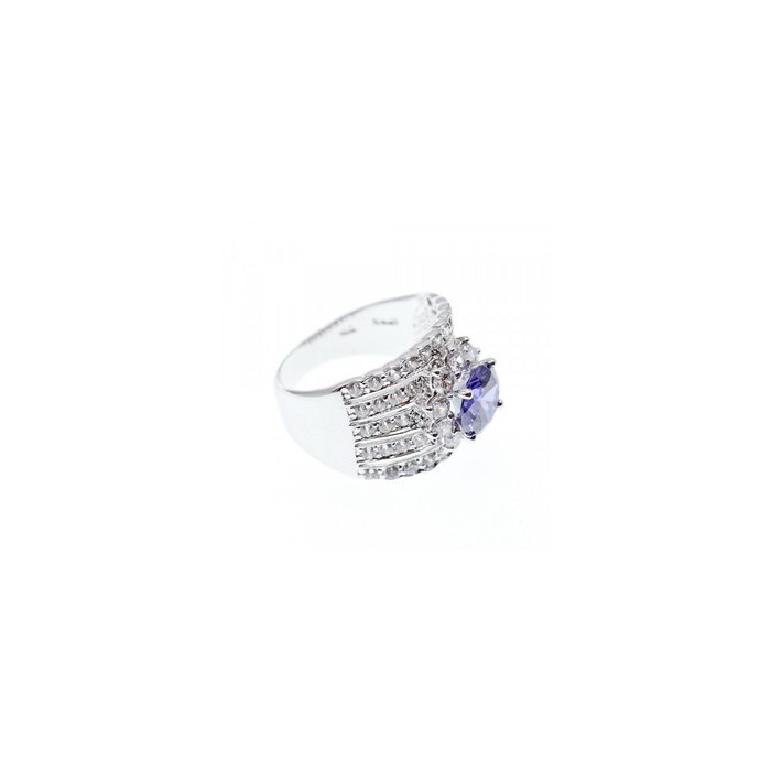 925 STERLING SILVER CZ RING SIZE 10