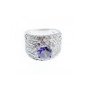 925 STERLING SILVER CZ RING SIZE 10