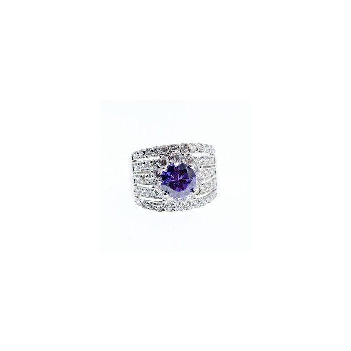 925 STERLING SILVER CZ RING SIZE 10