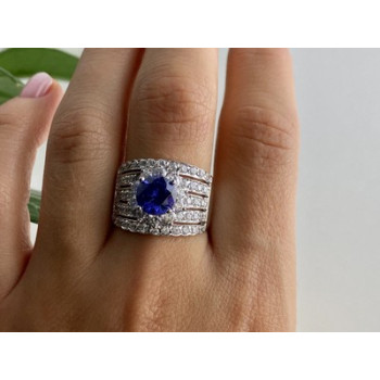 925 STERLING SILVER CZ RING SIZE 10