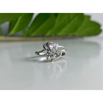 925 Sterling Silver White CZ 