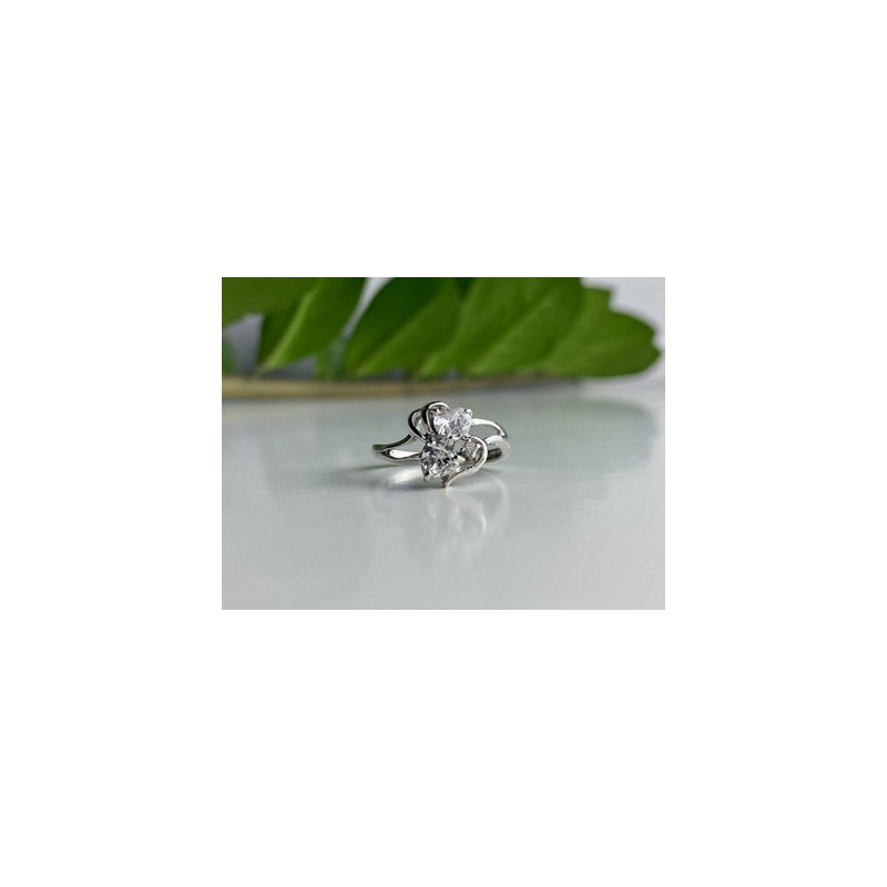 925 Sterling Silver White CZ 