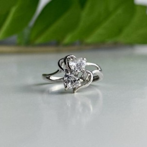 925 Sterling Silver White CZ 