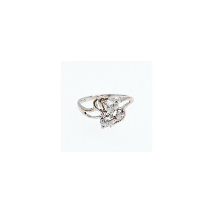 925 Sterling Silver White CZ 