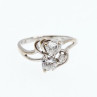 925 Sterling Silver White CZ 