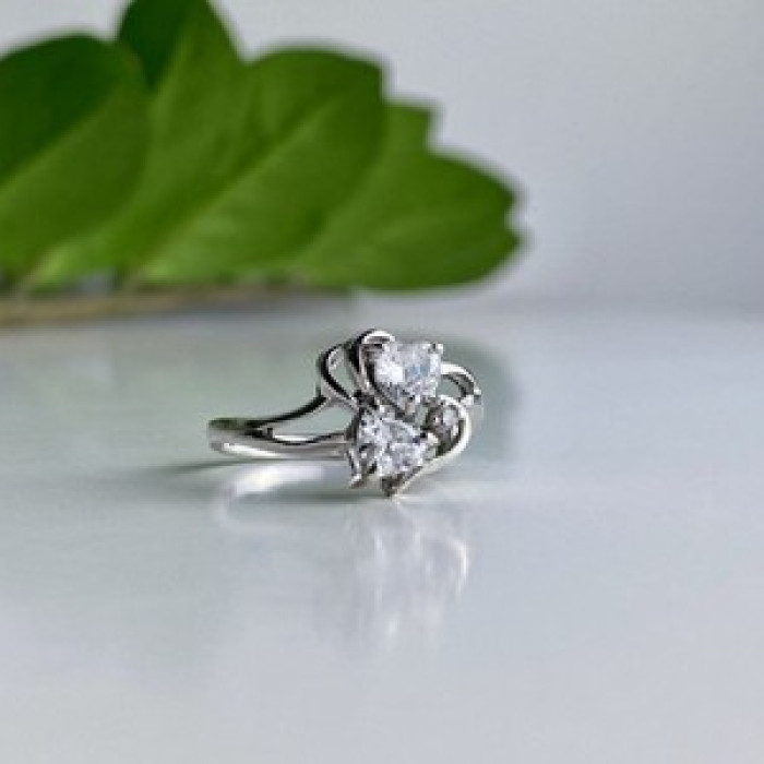 925 Sterling Silver White CZ 