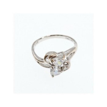 925 Sterling Silver White CZ 
