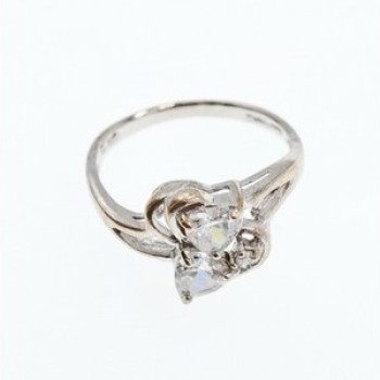 925 Sterling Silver White CZ 