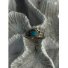 Vintage 925 Sterling Silver Turquoise Ring Size 7