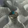 Vintage 925 Sterling Silver Turquoise Ring Size 7