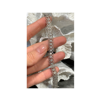 925 STERLING SILVER WHITE TOPAZ 