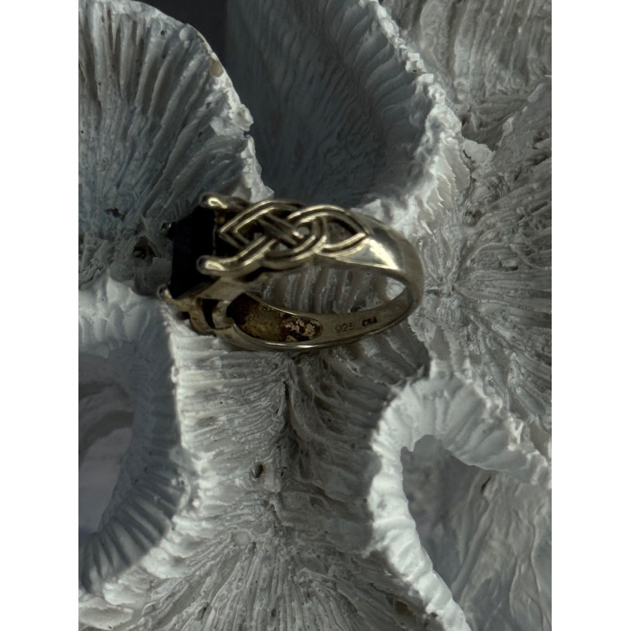 Vintage 925 Sterling Silver Purple Tourmaline Ring Size 5