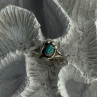 Vintage 925 Sterling Silver Turquoise Ring Size 6