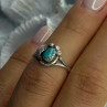 Vintage 925 Sterling Silver Turquoise Ring Size 6