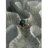 925 Sterling Silver Turquoise Ring Size 7