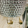 925 Sterling Silver Gold Plated Emerald & CZ Earrings