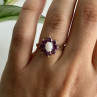 925 Sterling Silver Opal & Pink Spinel 