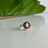 925 Sterling Silver Opal & Pink Spinel 