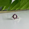 925 Sterling Silver Opal & Pink Spinel 