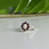 925 Sterling Silver Opal & Pink Spinel 