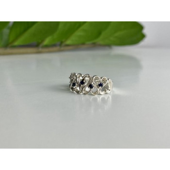 925 Sterling Silver Sapphires 