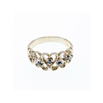 925 Sterling Silver Sapphires 