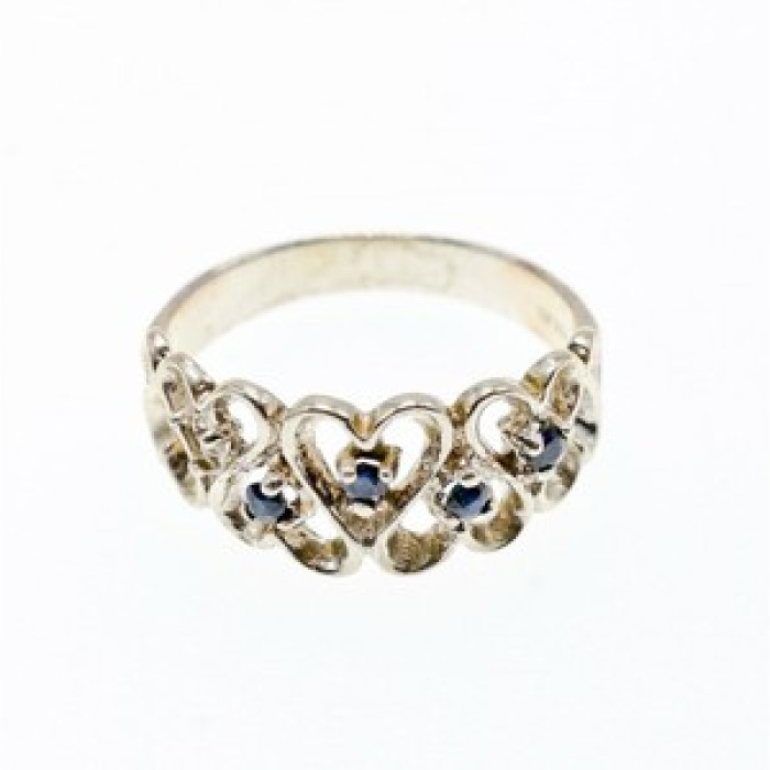925 Sterling Silver Sapphires 