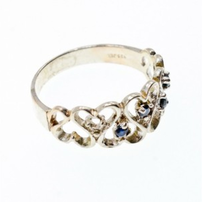 925 Sterling Silver Sapphires 