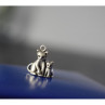 925 Sterling Silver Cats Pendant