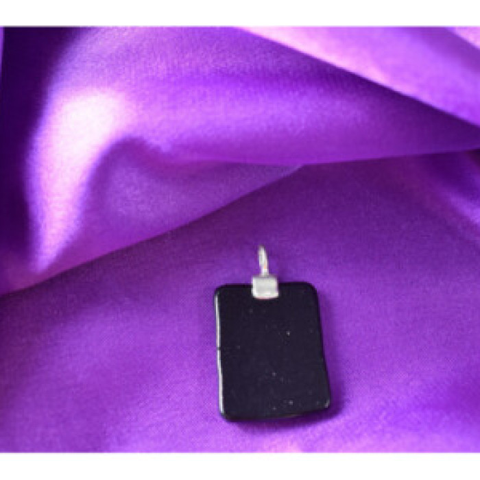 925 Sterling Silver Jewel Stone Enamel Pendant