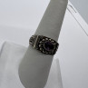 925 Sterling Silver Tourmaline Ring Size 8