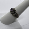 925 Sterling Silver Tourmaline Ring Size 8