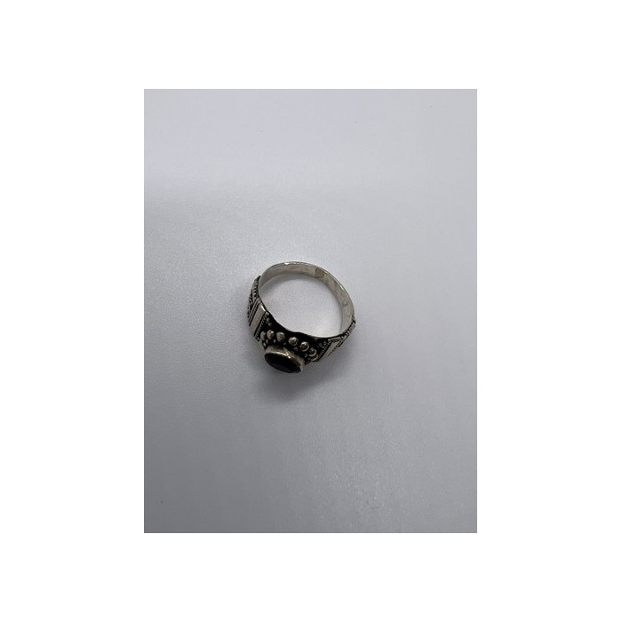 925 Sterling Silver Tourmaline Ring Size 8