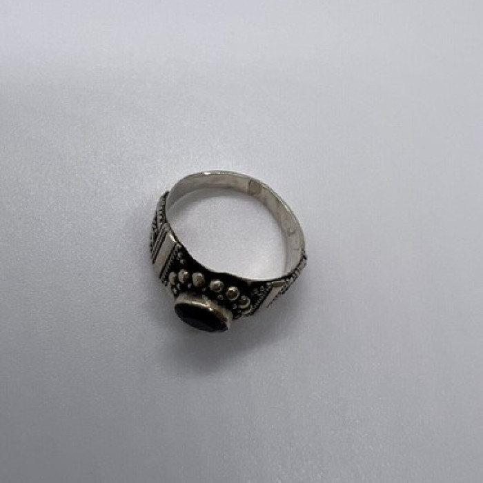 925 Sterling Silver Tourmaline Ring Size 8