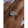Shiny 925 Sterling Silver Cz Ring Size 10