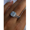 Shiny 925 Sterling Silver Cz Ring Size 10